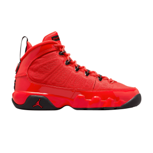 red and black shoes