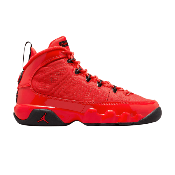 red and black shoes