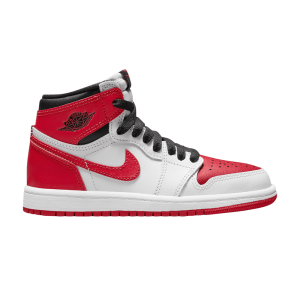 black white and red shoes