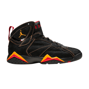 black and fire jordan shoes