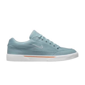 blue and orange shoes