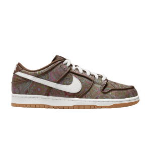 brown flower draw shoes