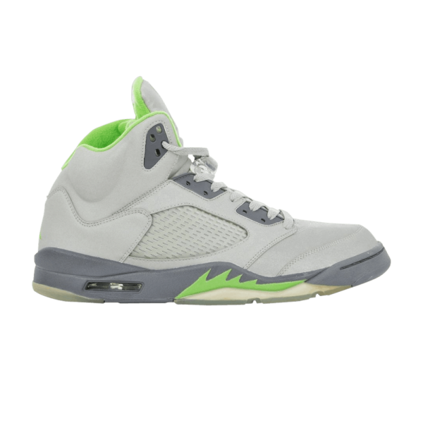 green and grey shoes