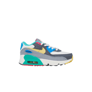 yellow grey green red blue and white shoes