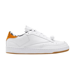 shoes white and orange